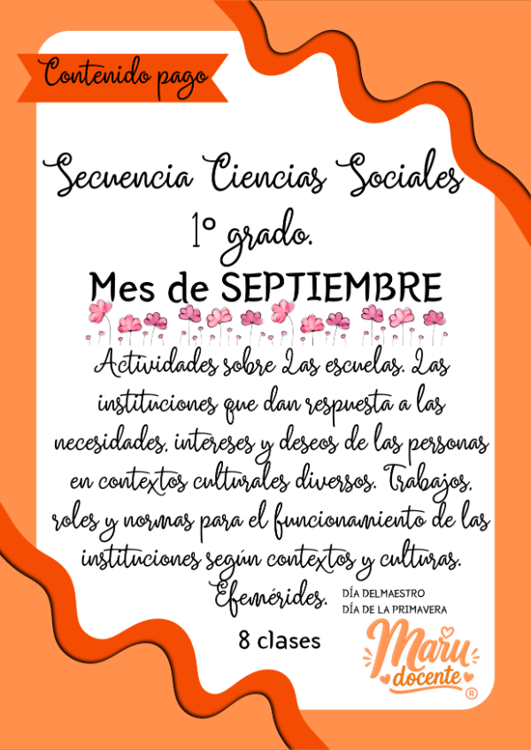 Producto - SEPTIEMBRE CS SOCIALES PRIMERO - 0