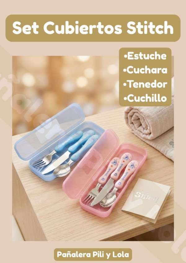 Producto - Cubiertos metal Stitch