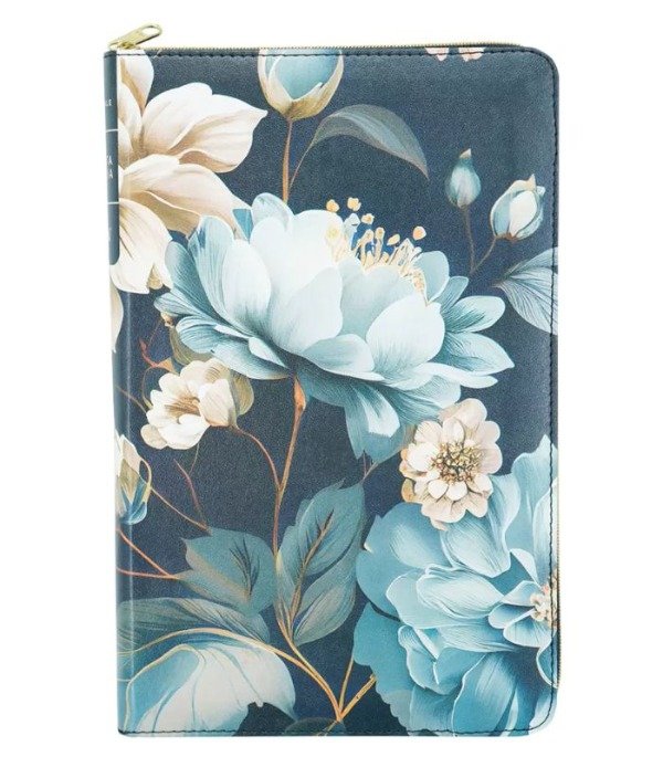 Producto - BIBLIA NTV ULTRAFINA CON CIERRE - Simil Piel Floral