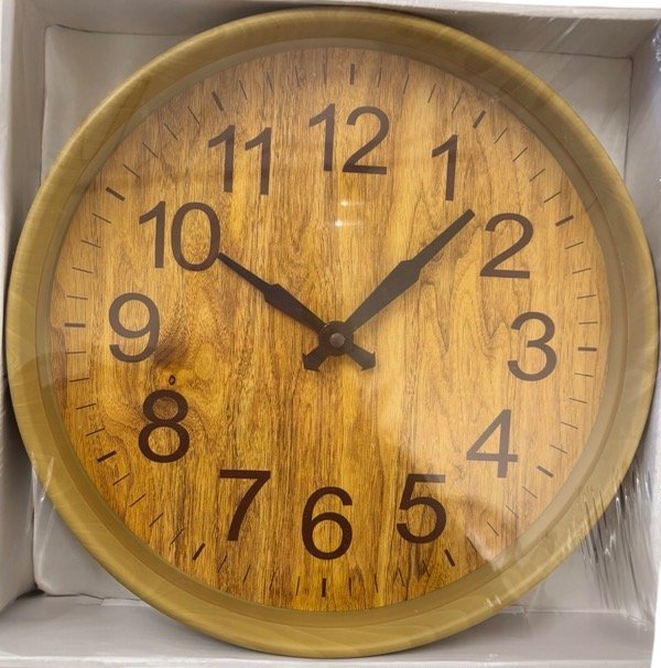 Producto - Reloj pared 30 c marco 6 cm prof