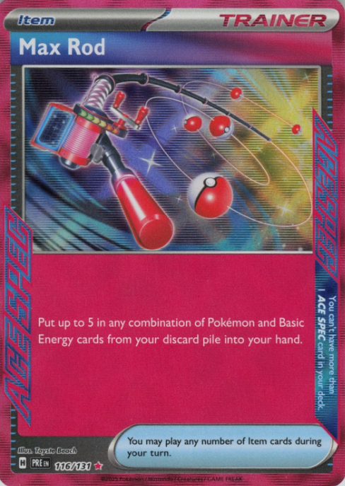 Producto - Max Rod - 116/131 - Prismatic Evolutions - Holo