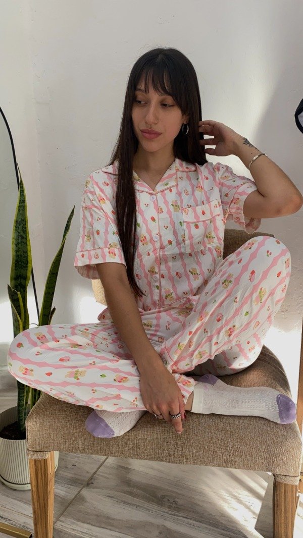 Producto - Pijama Camisero 3 Pzas - 10