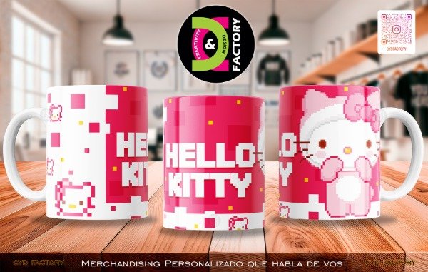 Producto - Taza Cartoon - Hello Kitty - TZ-RT-BL-11OZ-493-CTN-HK