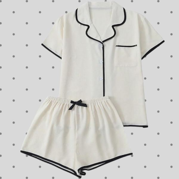 Producto - Conjunto de pijama de 2 piezas White - 0