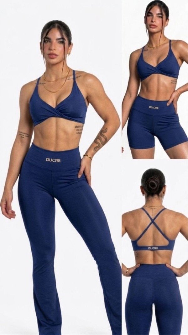 Producto - Calza larga lycra AZUL marino