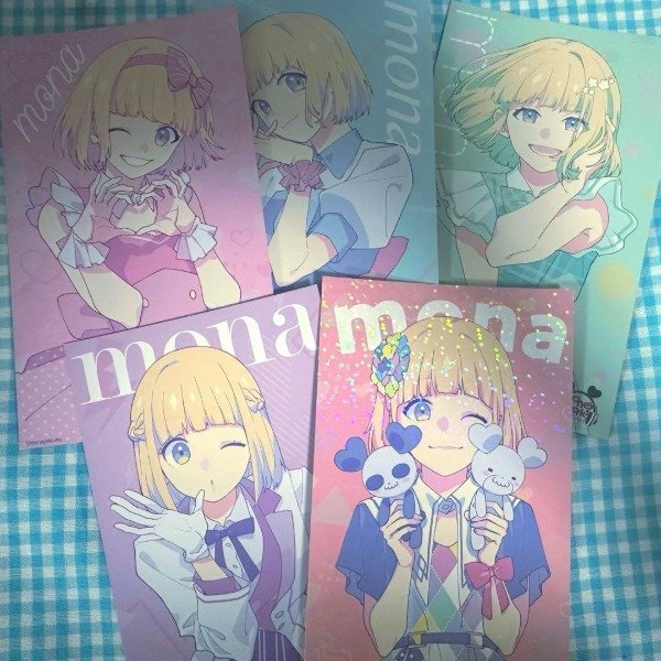 Producto - Narumi Mona eyetalk Set completo HoneyWorks