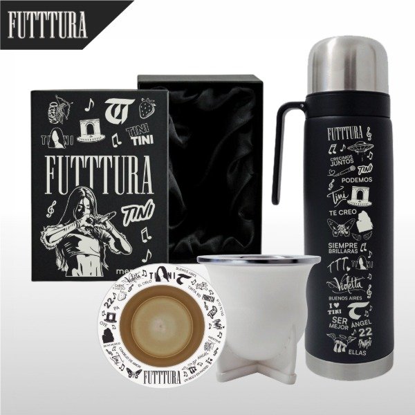 Producto - SET MATE FUTTTURA + BOX PERSONALIZADO + TERMO MEDIA MANIJA FUTTTURA - 1