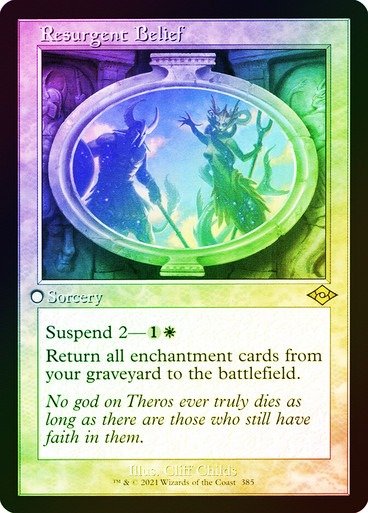 Producto - Resurgent Belief (Retro Frame) (Foil Etched)