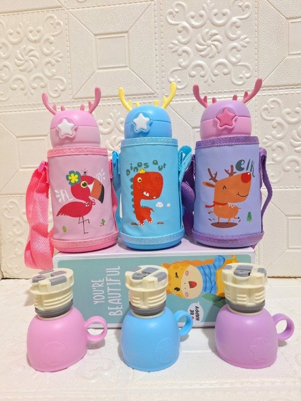 Producto - BOTELLA TERMICA RENO CON TAPA TAZA, FUNDA Y CORREA