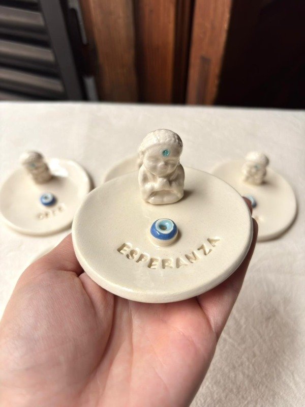 Producto - Portasahumerio buda con plato y con palabra