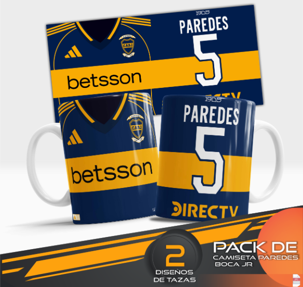 Producto - CAMISETA PAREDES BOCA JR COD 4684