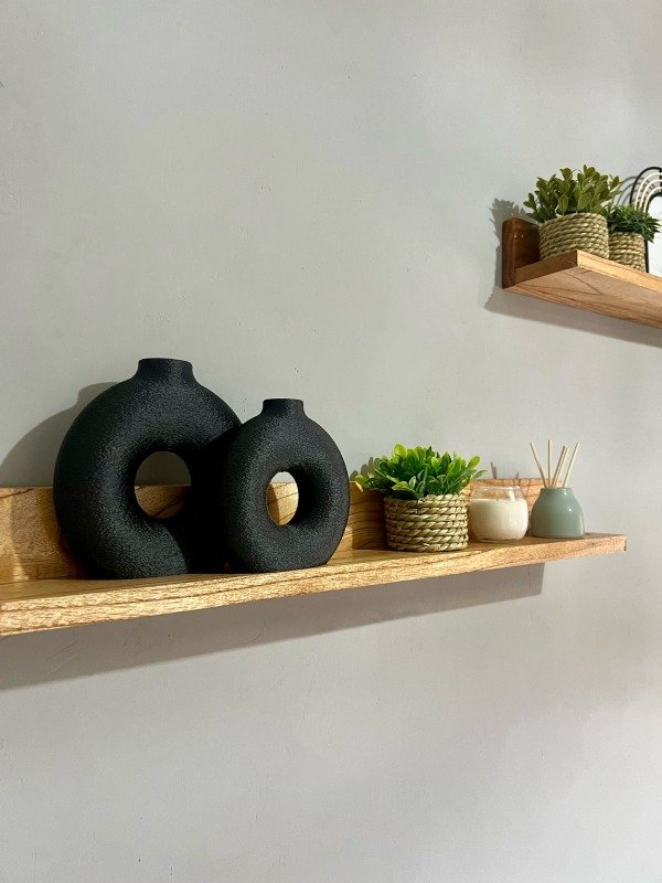 Producto - Set de floreros dona PVC