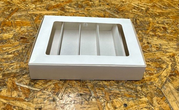 Producto - BOX 5 DIVISIONES -COD. 1639  medida 20x6x30 ( 6 cm cada espacio)