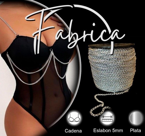 Producto - Herraje cadena. (1 metro)- Niquel/ Plata