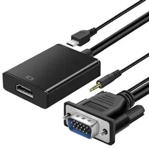 Producto - ConversorVGA a HDMI Con Audio 1080p Full Hd Cable Adaptador