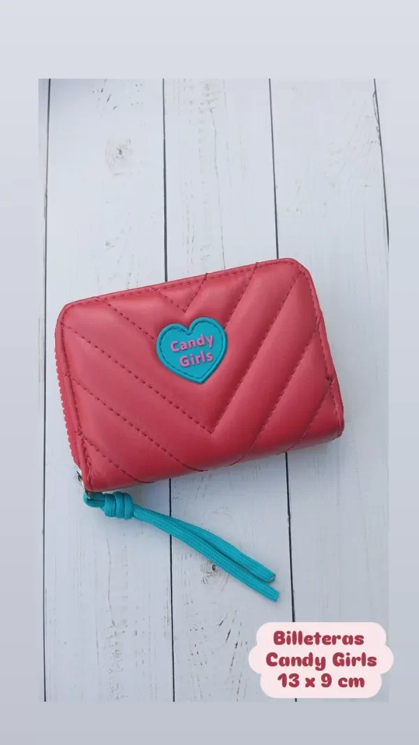 Producto - BILLETERA CANDY GIRLS ROJA