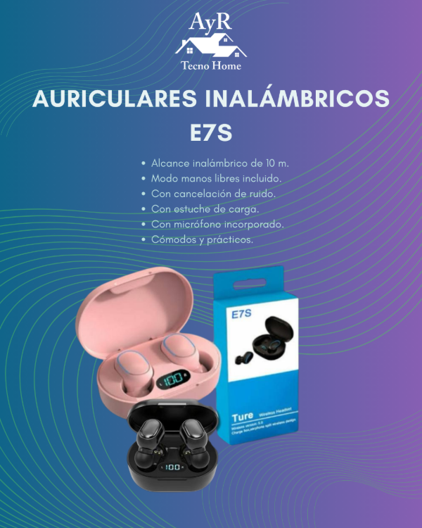 Producto - Auricular A6s muestra carga de bateria