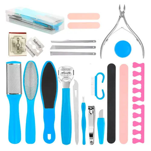 Producto - Set De Manicura y Pedicura -20 piezas -c/estuche -Care By Gadnic Km8000