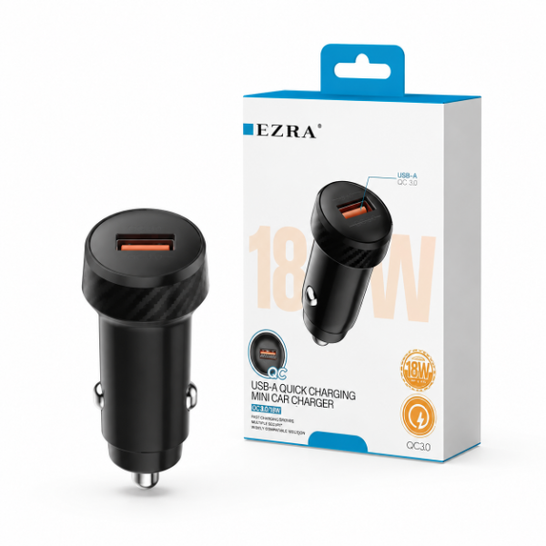 Producto - Adapatdor Cargador Para Auto Salida USB QC 3.0 de 18W CR78. - 0