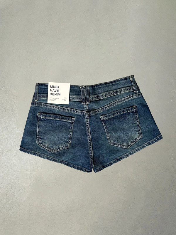 Producto - SHORT T. BAJO BUTTONS AZUL MTZ. - 1