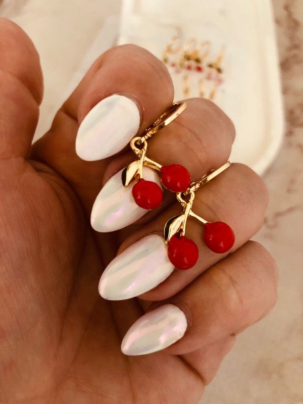 Producto - Cherry Golden clásico x par Acero Dorado