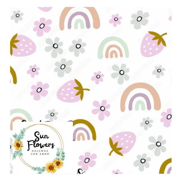 Producto - Frutillas y arcoiris