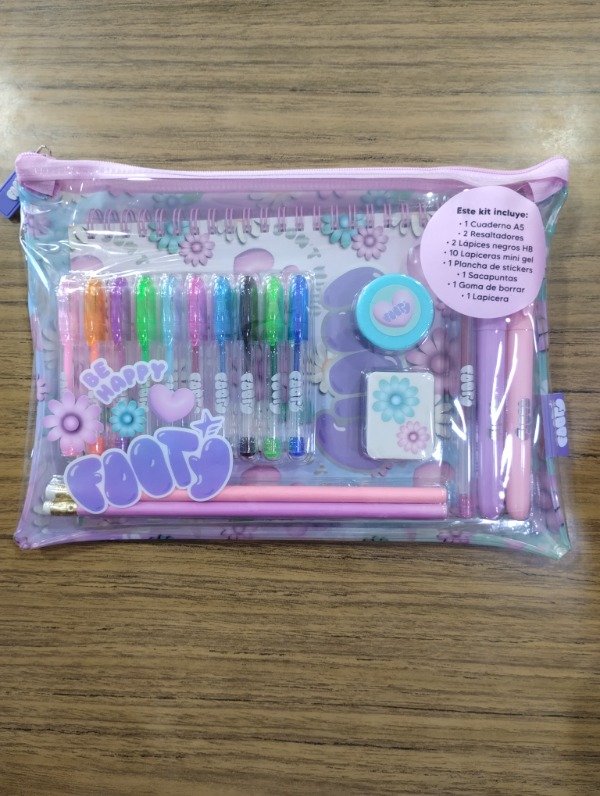 Producto - Kit Escolar Rosa Footy