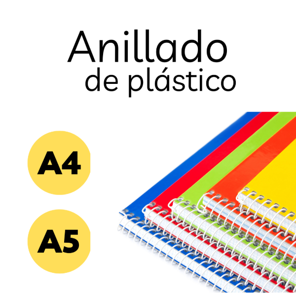 Producto - Anillado de plástico