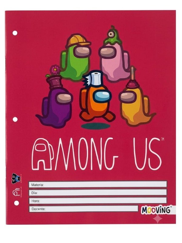 Producto - Among Us - Separador de materia - Carátula - 3