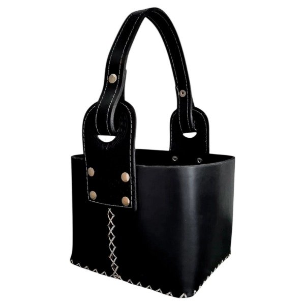 Producto - Canasta Matera Cuero Clásica