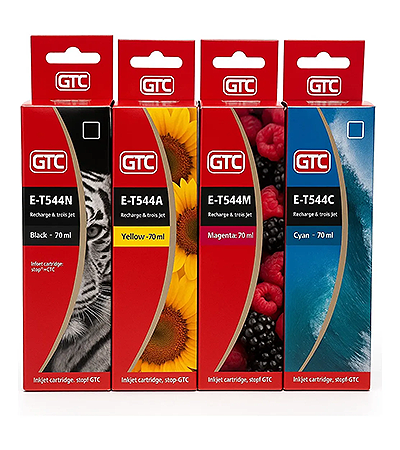 Producto - Tinta Alternativa GTC Epson T544 Pack X4 colores - 0