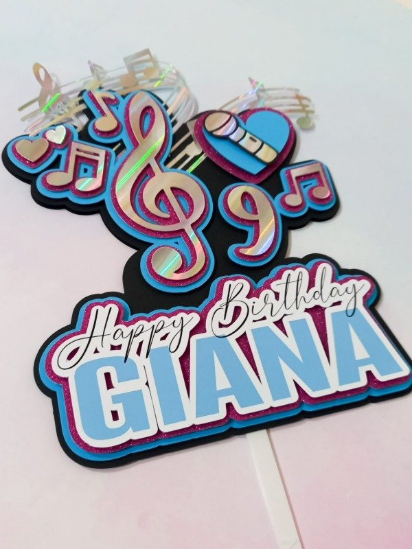 Producto - CAKE TOPPER GLITTER, ESPEJO U HOLOGRÁFICO - 0