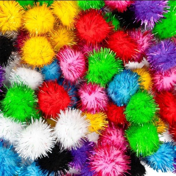 Producto - Pompones con luces 2.5 cm