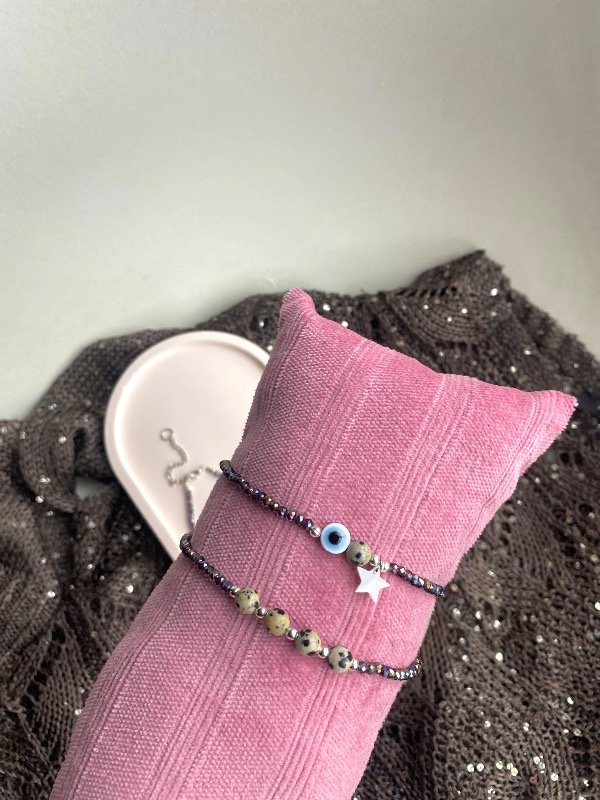 Producto - Pulseras cristal violeta tornasol - 0