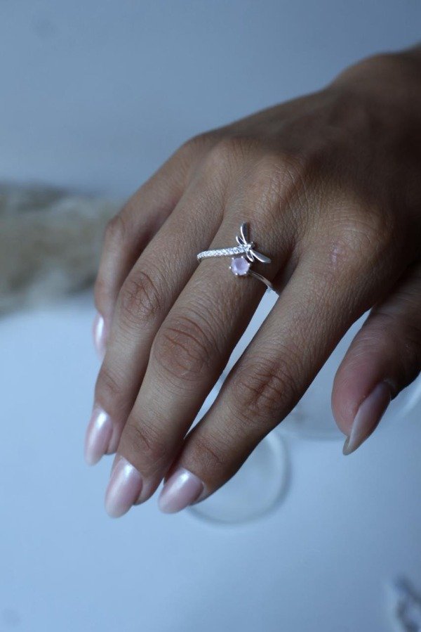 Producto - Anillo Libélula lila