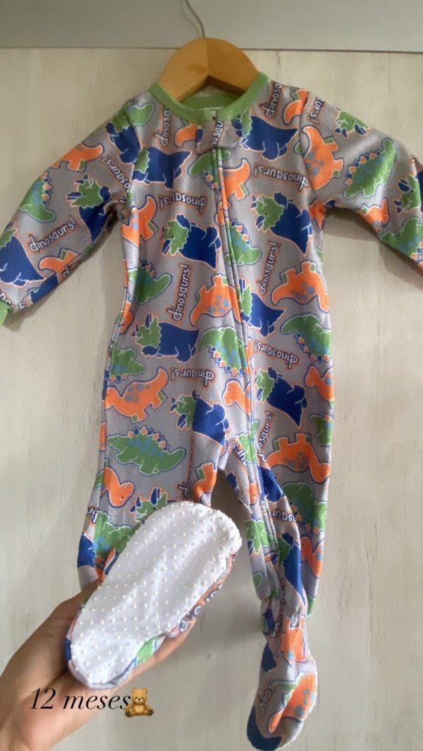 Producto - Enterito Micropolar Importado Dinos/12 meses/