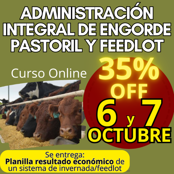 Producto - Curso Online: Administración Integral de Engorde Pastoril y Feedlot - 0