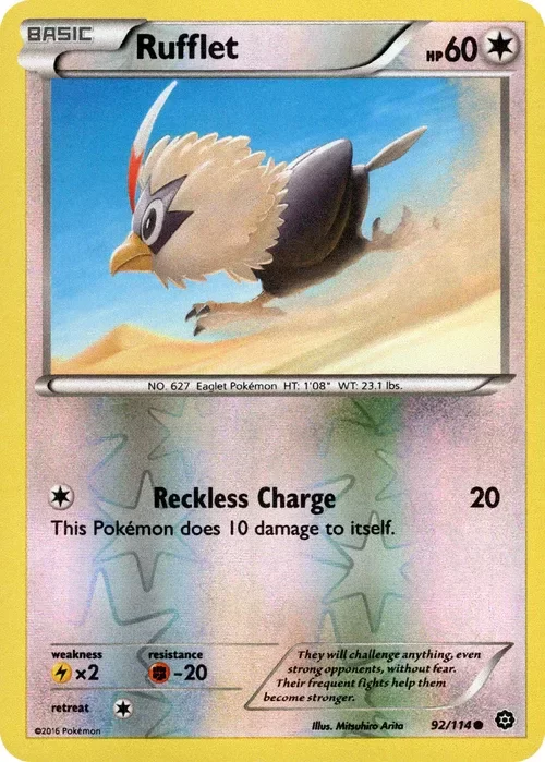 Producto - Rufflet - 92/114 - Steam Siege - Reverse Holo