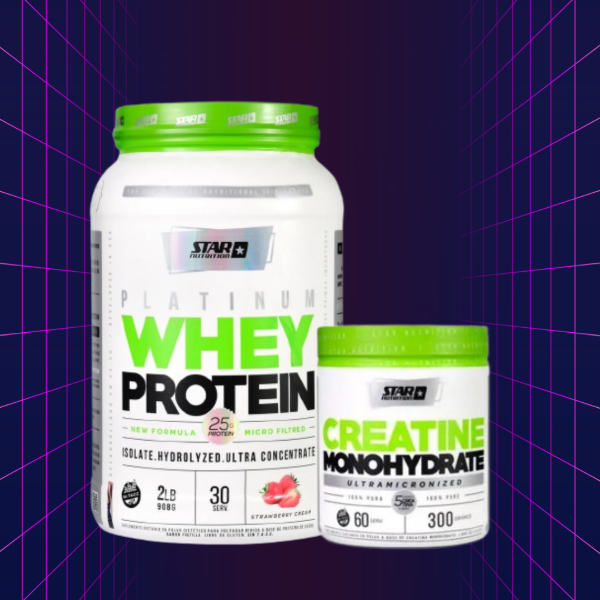 Producto - COMBO RESILIENTE 1 STAR PROTEINA + CREATINA 300G
