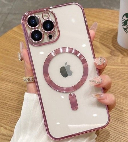 Producto - Funda metalizada megasafe rosa
