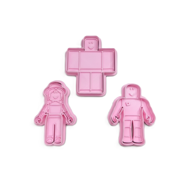 Producto - Set De Cortantes + Sellos Roblox P/ Masas Galletas Porcelana