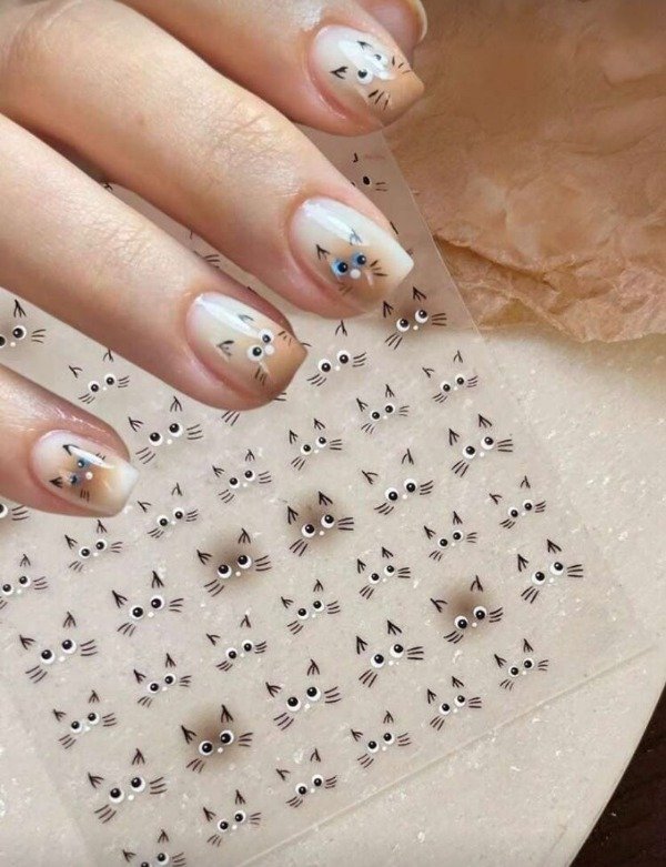 Producto - Stickers contorno michi