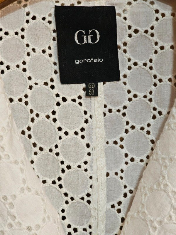 Producto - Blazer Garófalo Blanco t.50 - 4