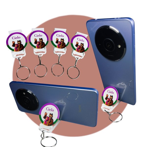 Producto - 60 unidades Llaveros souvenirs porta celular