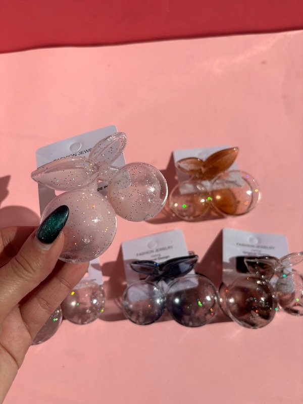 Producto - Broche Pelo Cereza
