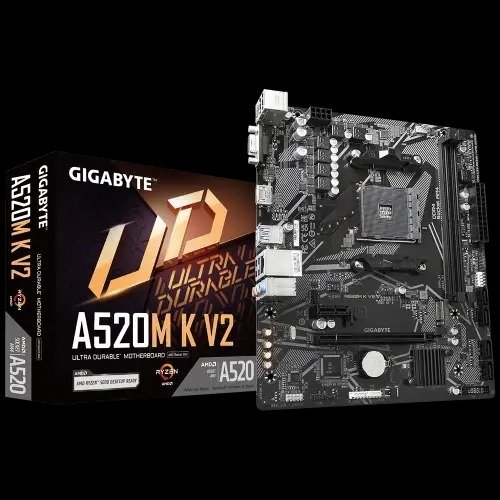 Producto - Motherboard GIGABYTE A520M K V2 AM4 DDR4