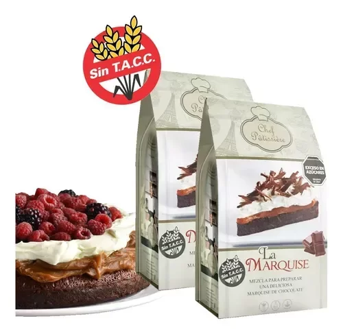 Producto - COMBO Premezcla Torta Marquise Chocolate Sin Tacc y 500gr mix frutos rojos