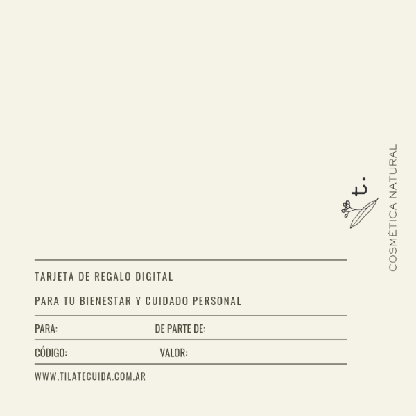 Producto - Gift Card - 1