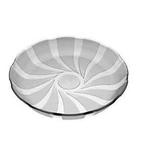 Producto - Plato Playo Galaxia Flint Vidrio Rigolleau