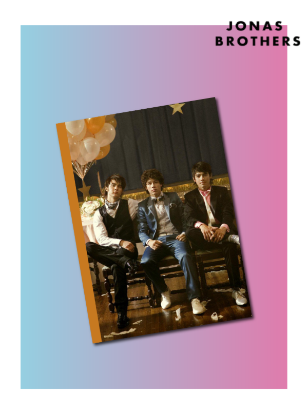 Producto - Libreta - Jonas Brothers (Modelo 1)